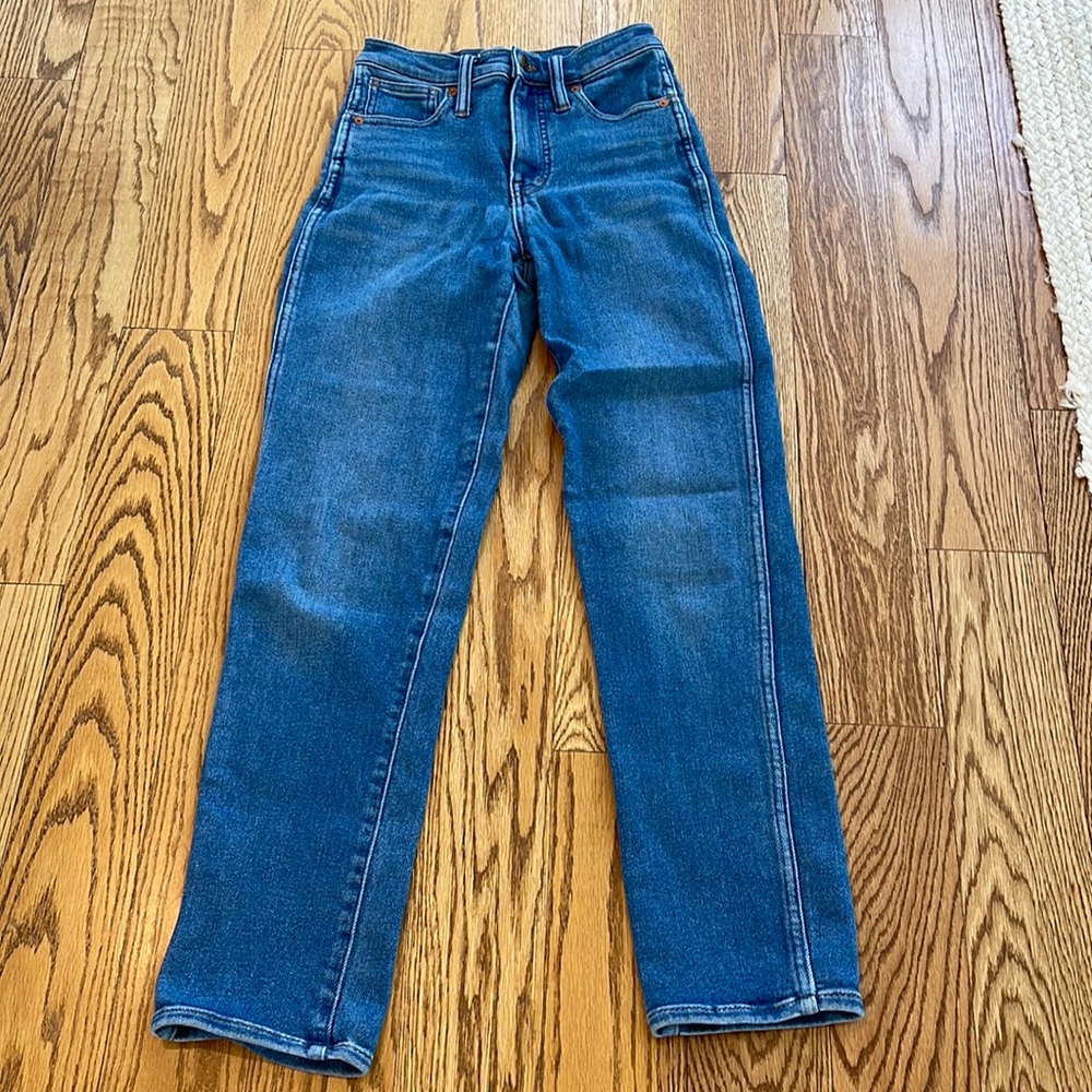 Madewell stove pipe jeans size 23T
